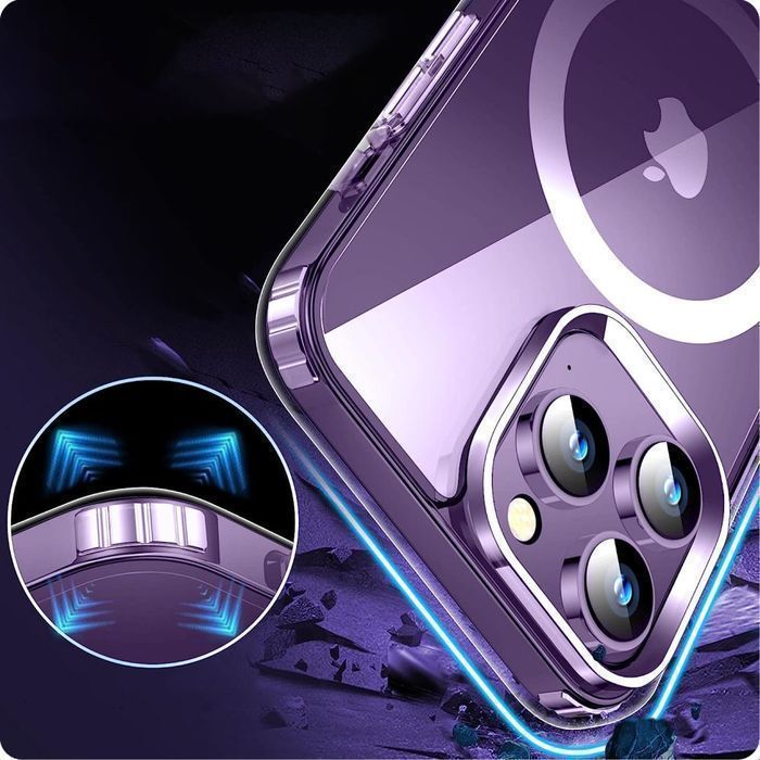 Etui Tech-Protect Flexair Hybrid Magsafe iPhone 15 Pro Max, Case Clear