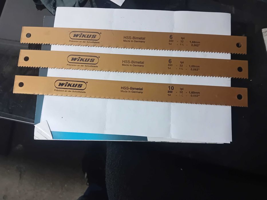 3 folhas de serra para serrote alternativo ( serrote mecânico) Wikus