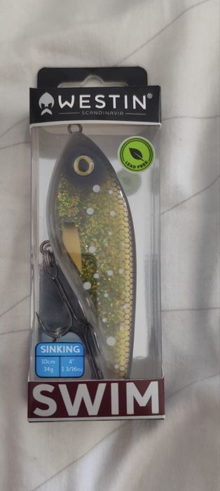 Wobler Jerk Westin swim Gildebait 10 cm 35 g