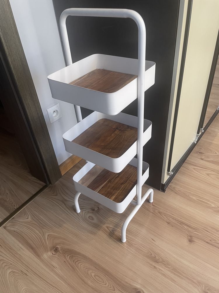 metalowy drewniany regał ZARA Home