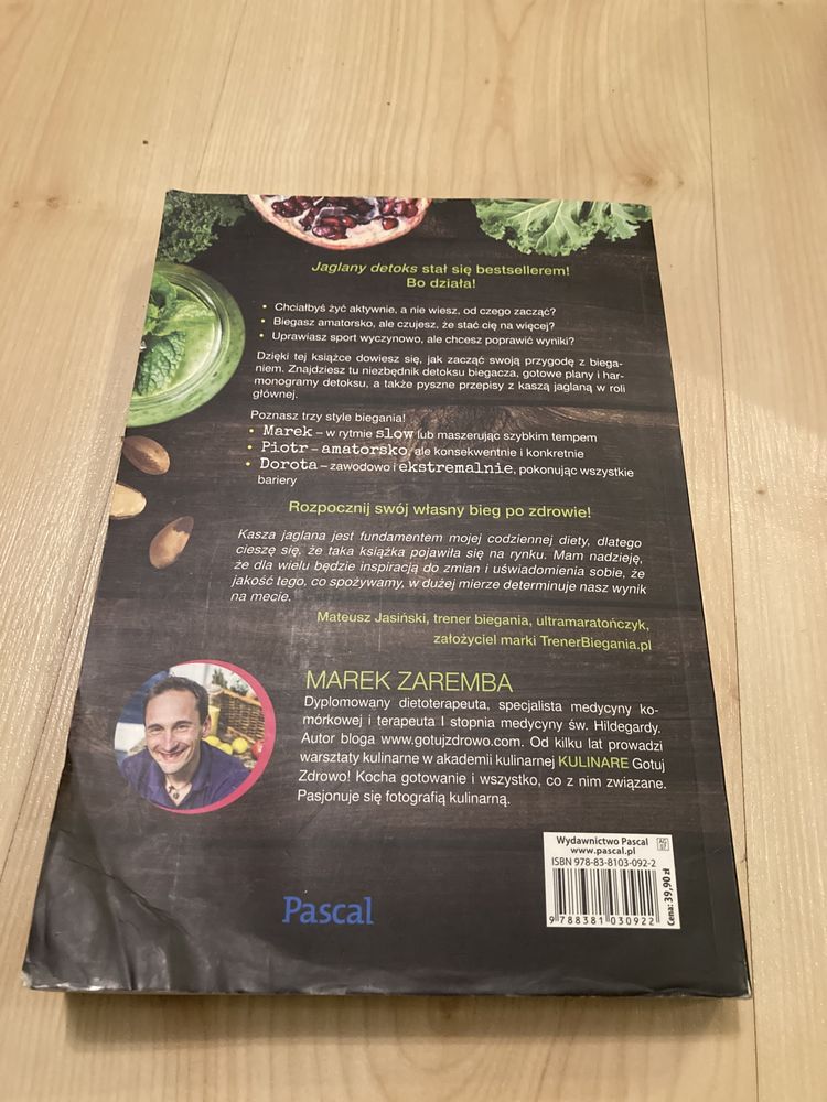 Ksiażka „Jaglany detoks dla biegaczy”