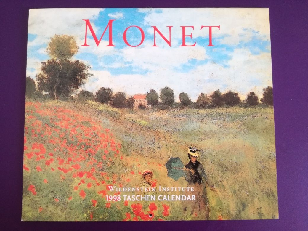 Calendar Taschen 1998
Monet, 
- Van Gogh, 
- Matisse.v.p.ind