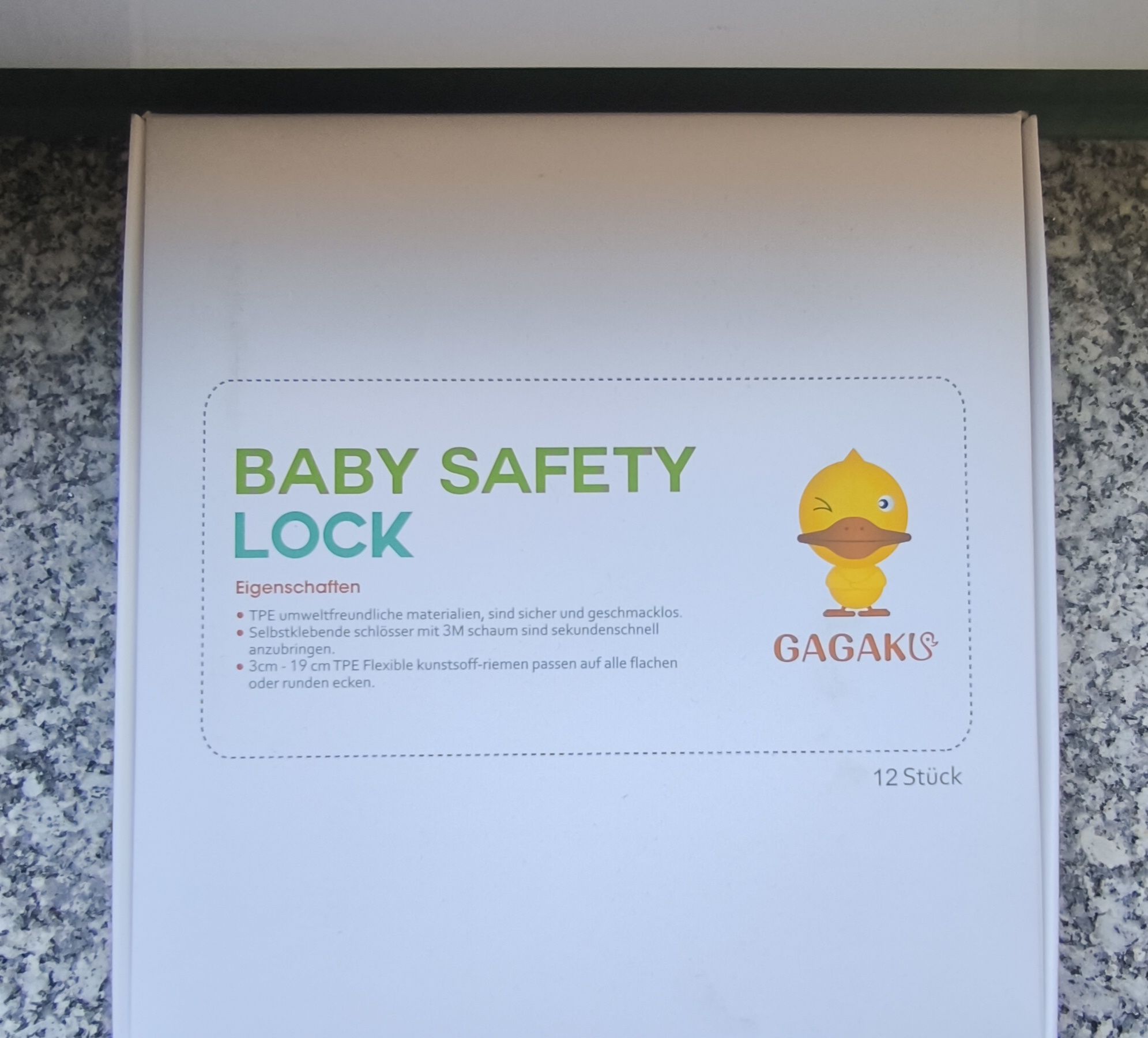 Fechadura de segurança para bebés