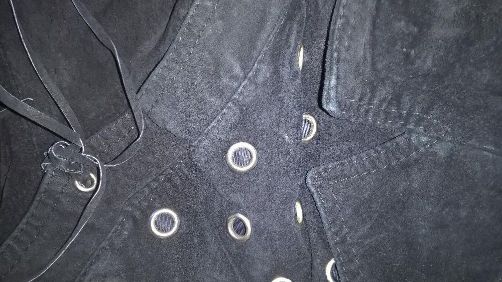 kurtka damska skórzana/zamszowa r40 ramoneska