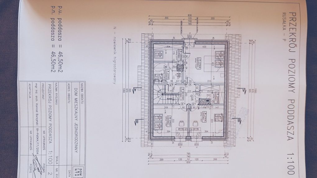 Projekt domu Rusałka