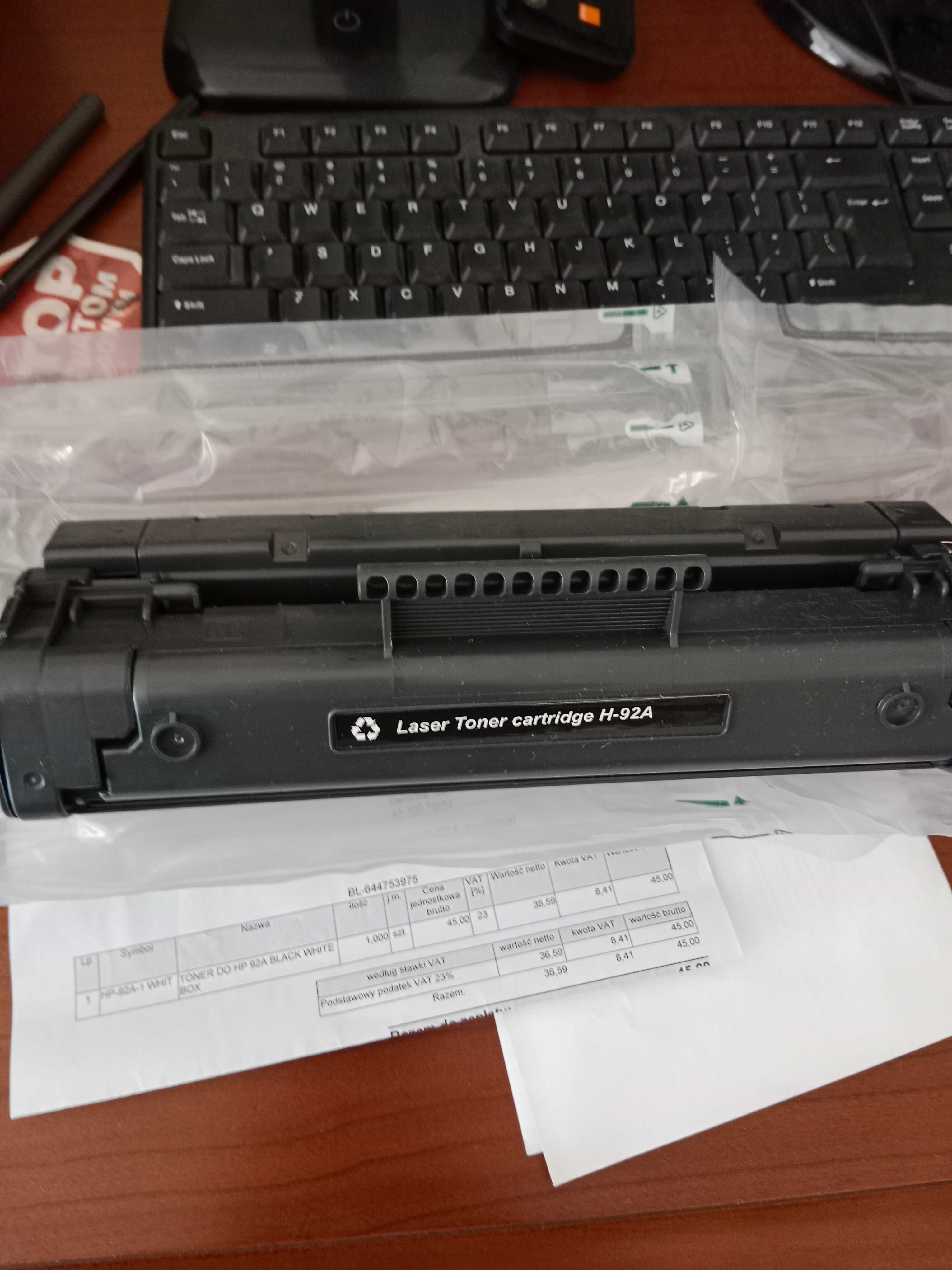 Toner do drukarki LaserJet HP 92A BLACK WHITE BOX