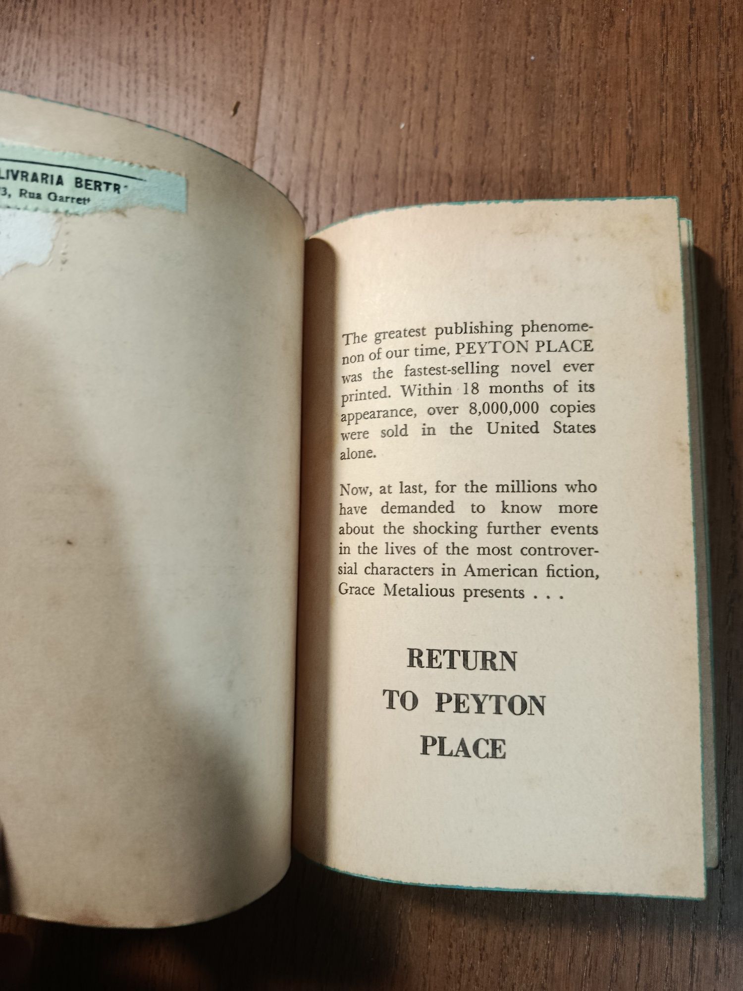 Return to Peyton Place