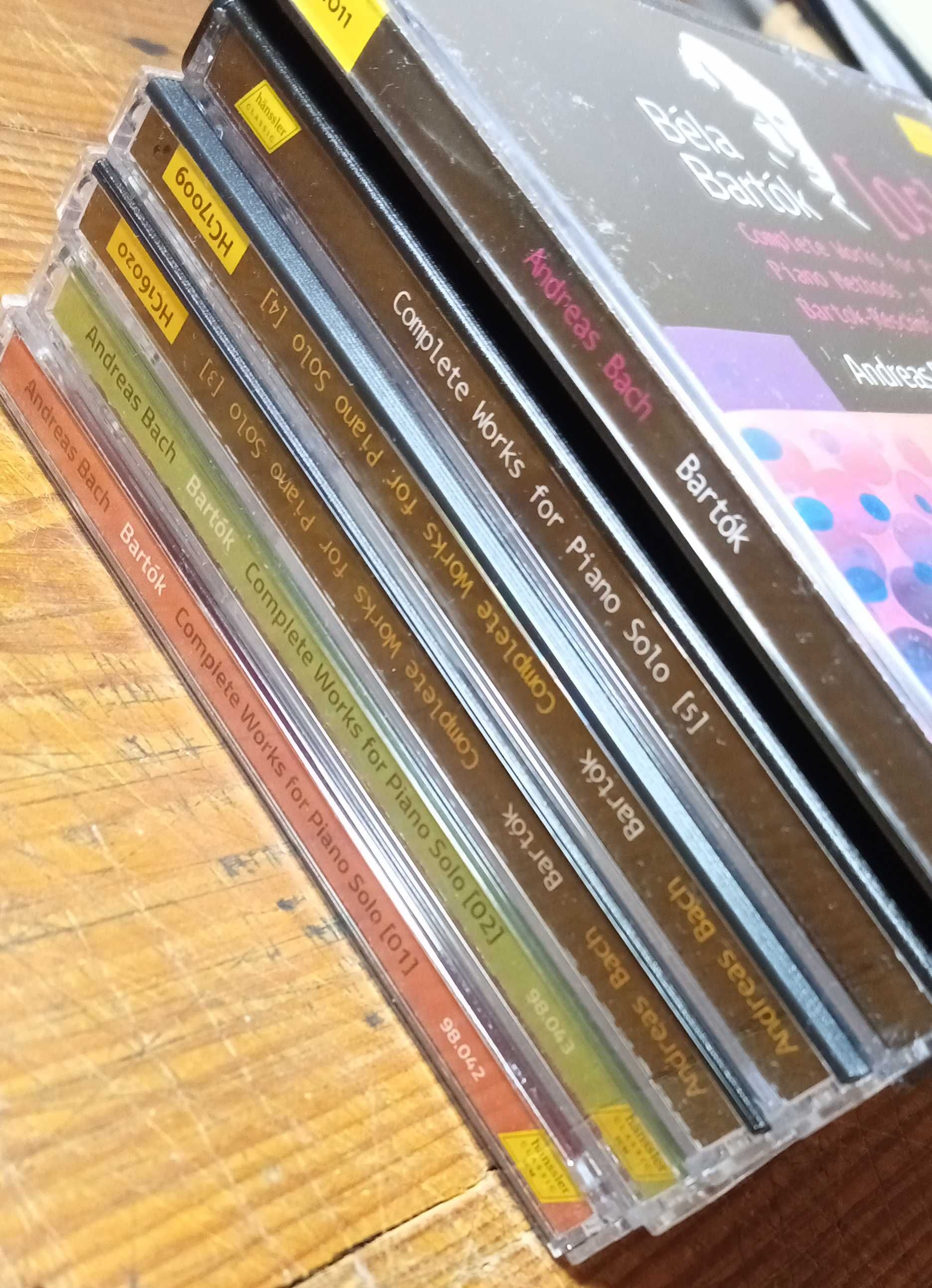 Bartók - Complete Works for Piano Solo - Andreas Bach [9 CD Hänssler]