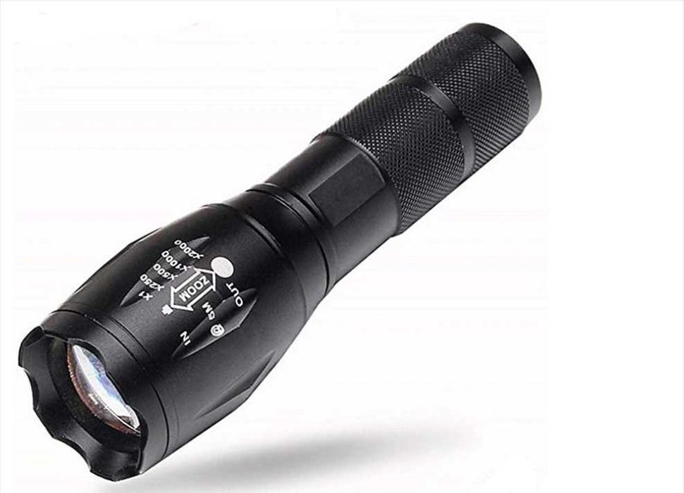 Фонарик Алюміній з Led- діодом T6 і акумулятором 18650 на 2000мАгодин