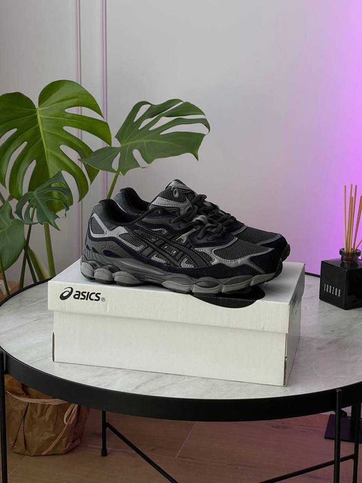 Asics Gel-NYC Graphite Grey Black, асікс гель нюк чорні, gel nyc black