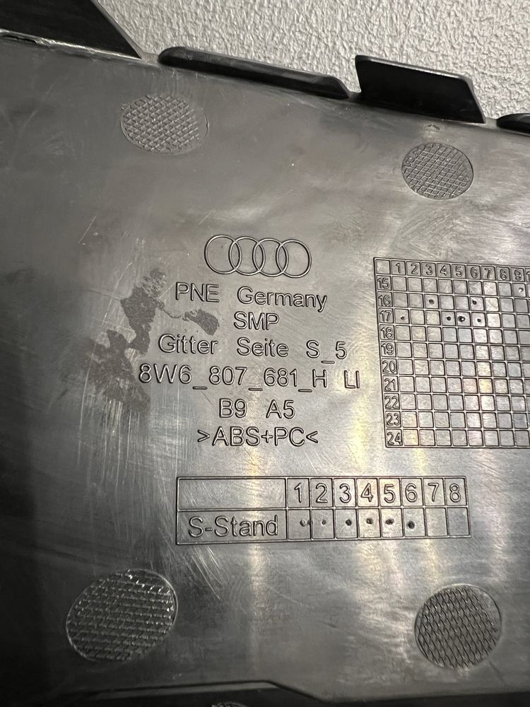 Oryginalne kratki zderzaka przód do audi A5 S5 S-Line 16-19 lewa prawa