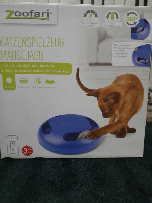 Interaktywna zabawka dla kota - biegająca mysz