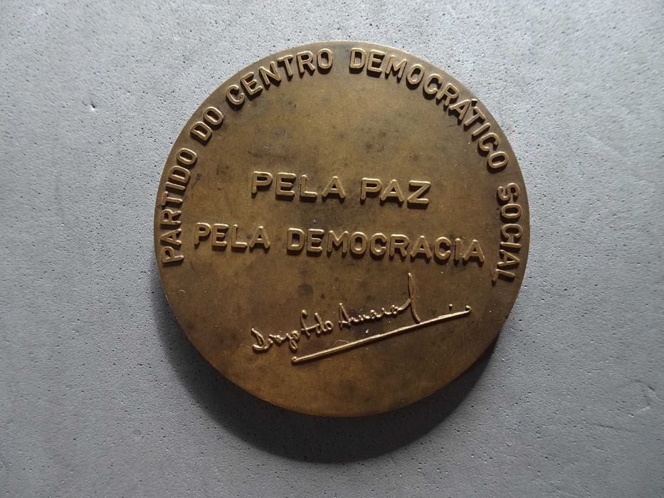 Medalha Comício CDS Lisboa 1976 - Freitas do Amaral