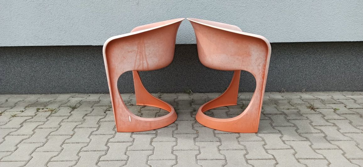 Krzesło Cantilever 291 Ostergaard Cado Krywałd fotel PRL vintage space