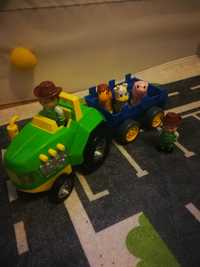 Zabawki dla malucha - traktor + samolot sorter
