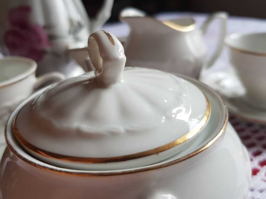Bogucice śląska stara porcelana serwis filiżanka powojenna 70 letnia
