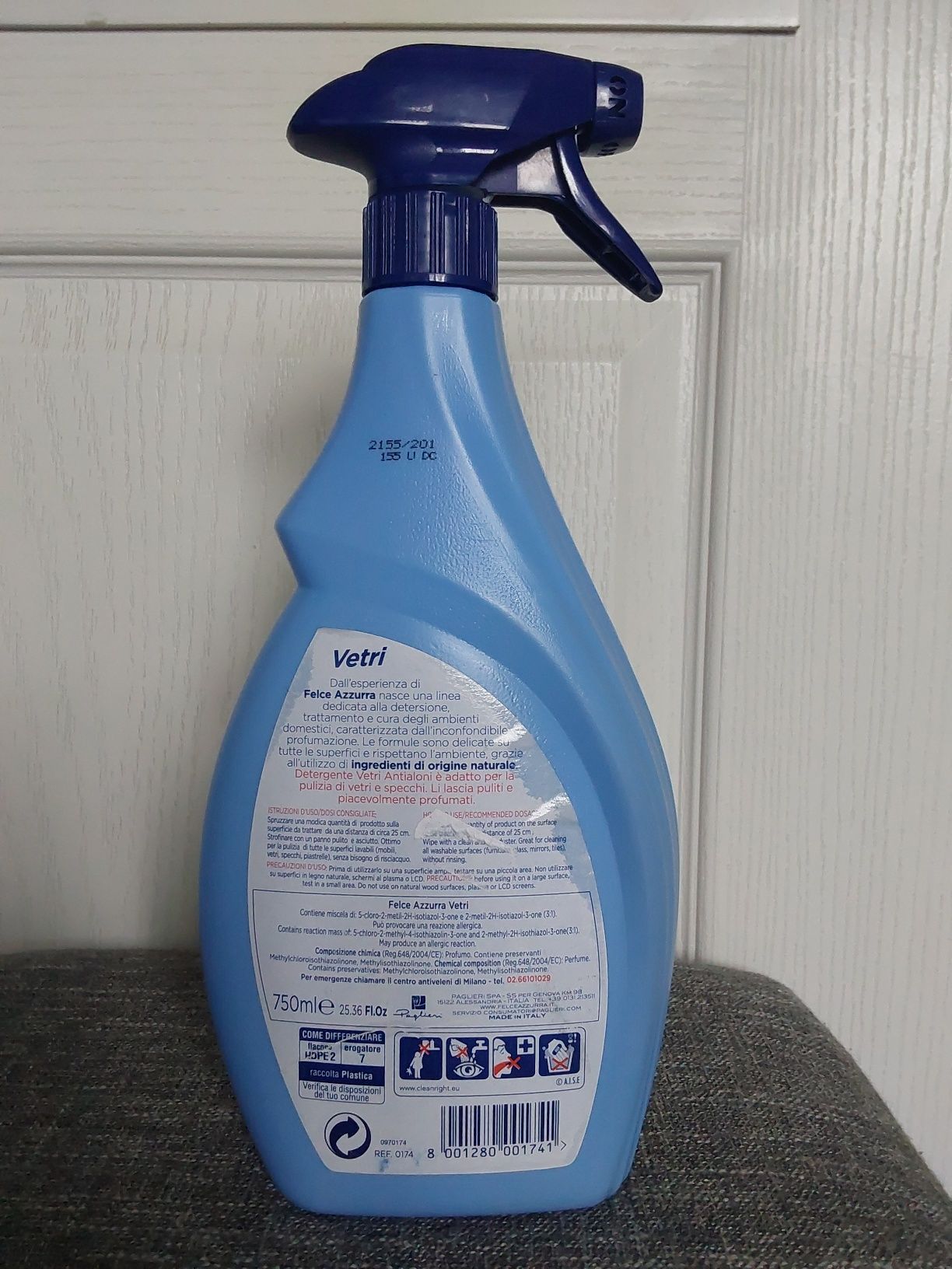 Spray do mycia szyb  Felce Azzura  Nowe