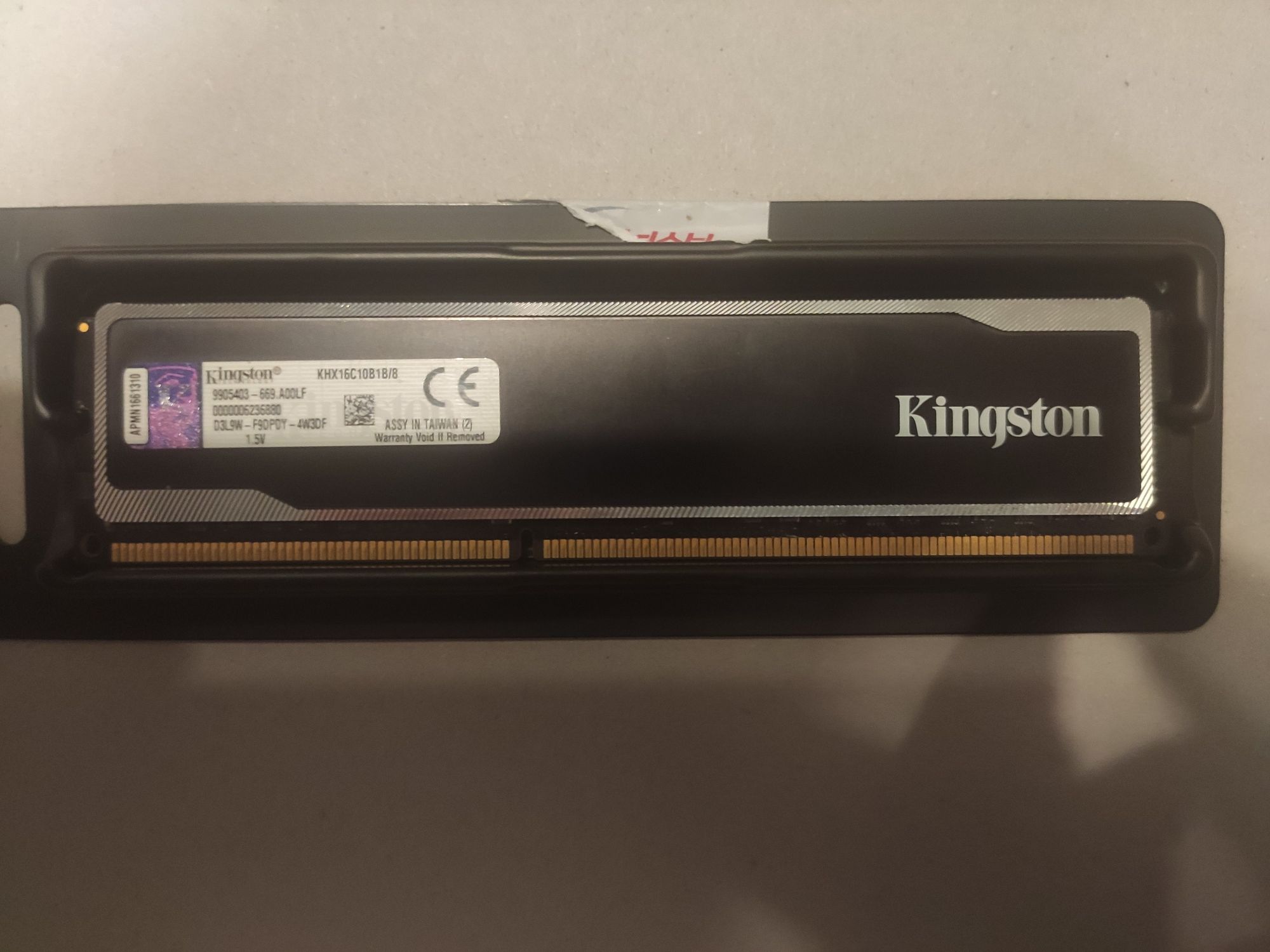 Pamięć RAM Kingston 8GB 1600DDR3