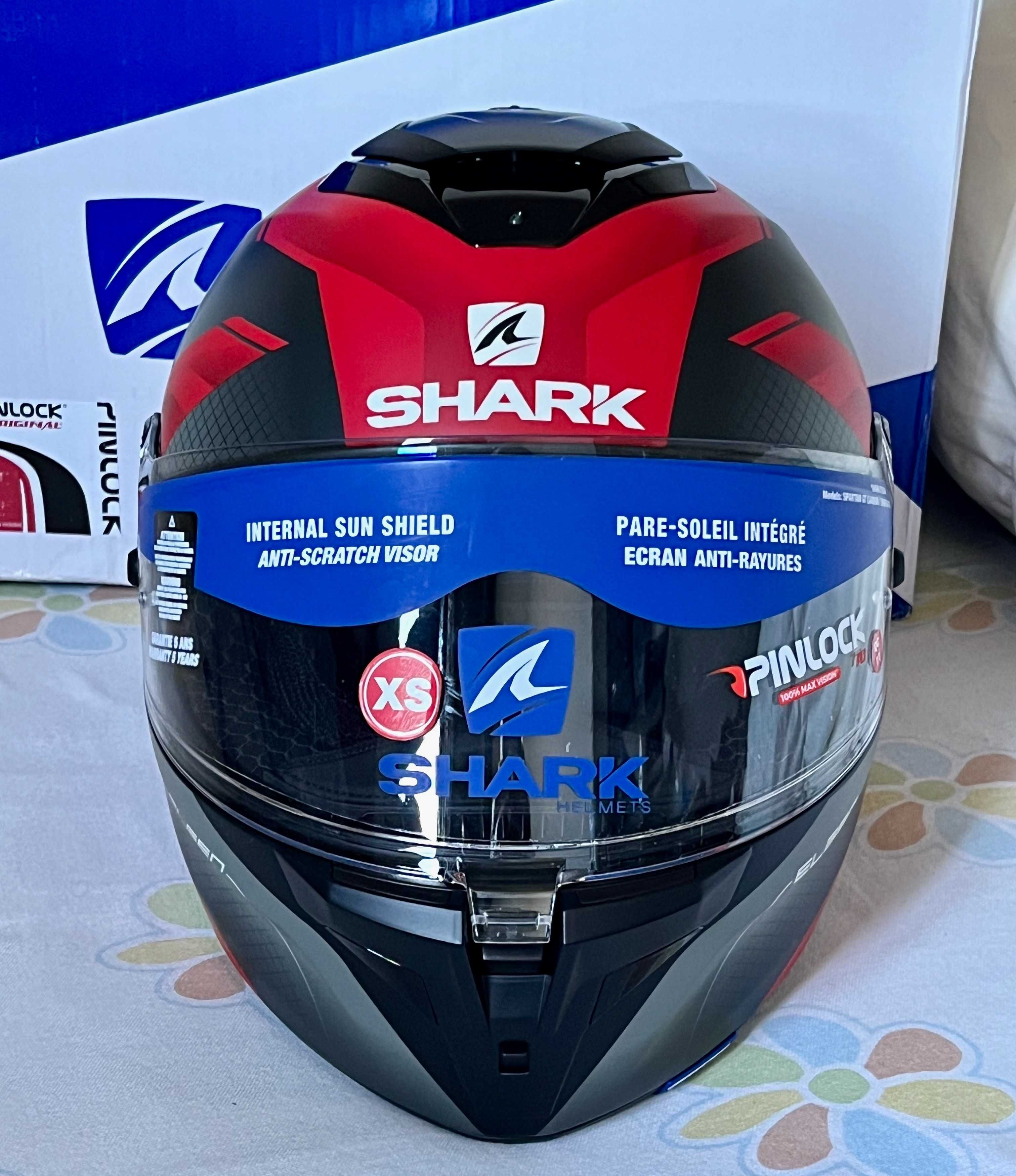 Capacete NOVO Shark Spartan GT Elgen Matt (50% DESCONTO) Tamanho XS