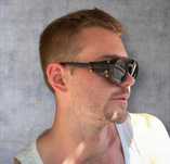 Stylowe okulary męskie przeciwsłoneczne y2k swag okulary gwiazd.