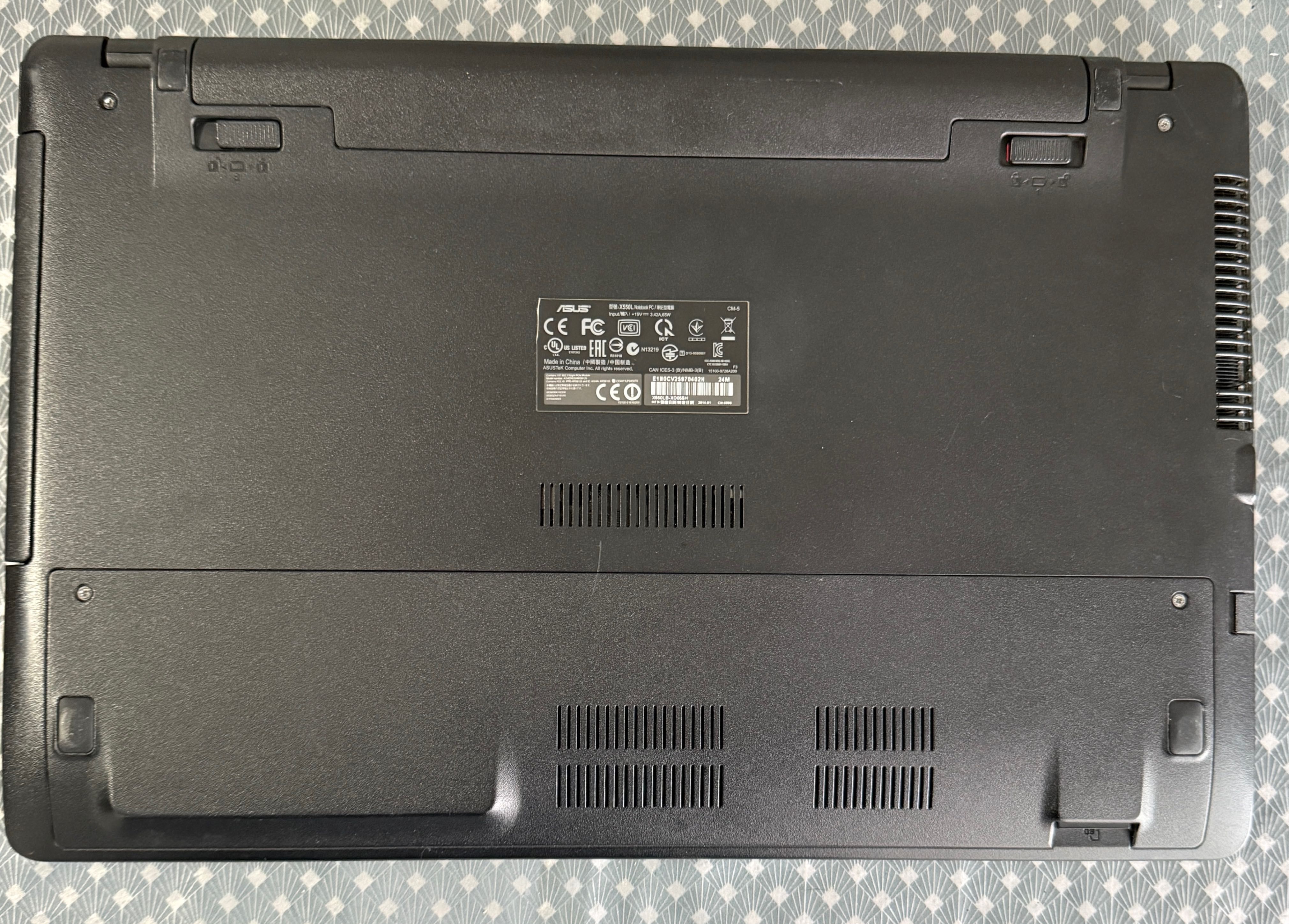 PC Asus X550LB 15.6 CPU i5 RAM 8GB SSD 250GB HDD 500GB Bateria Nova