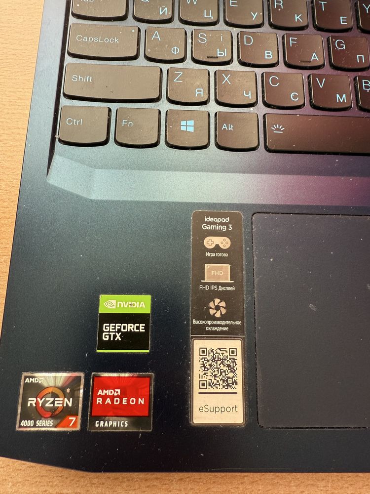 Ноутбук Lenovo ideapad gaming 3 15ARH05