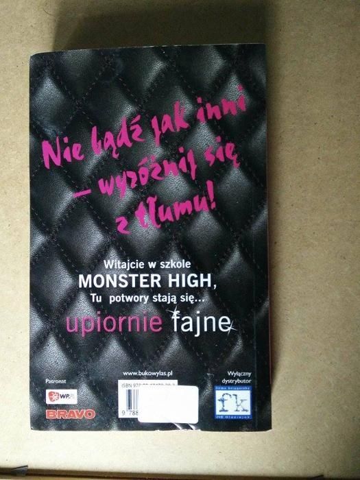 Książka "Monster High" Upiorna szkoła
