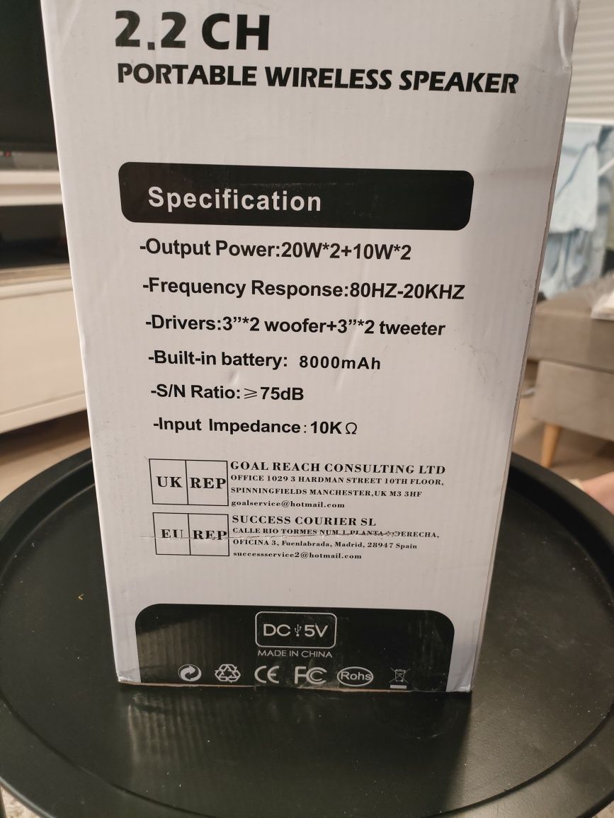 Głośnik 60W supniu A21 bluetooth radio