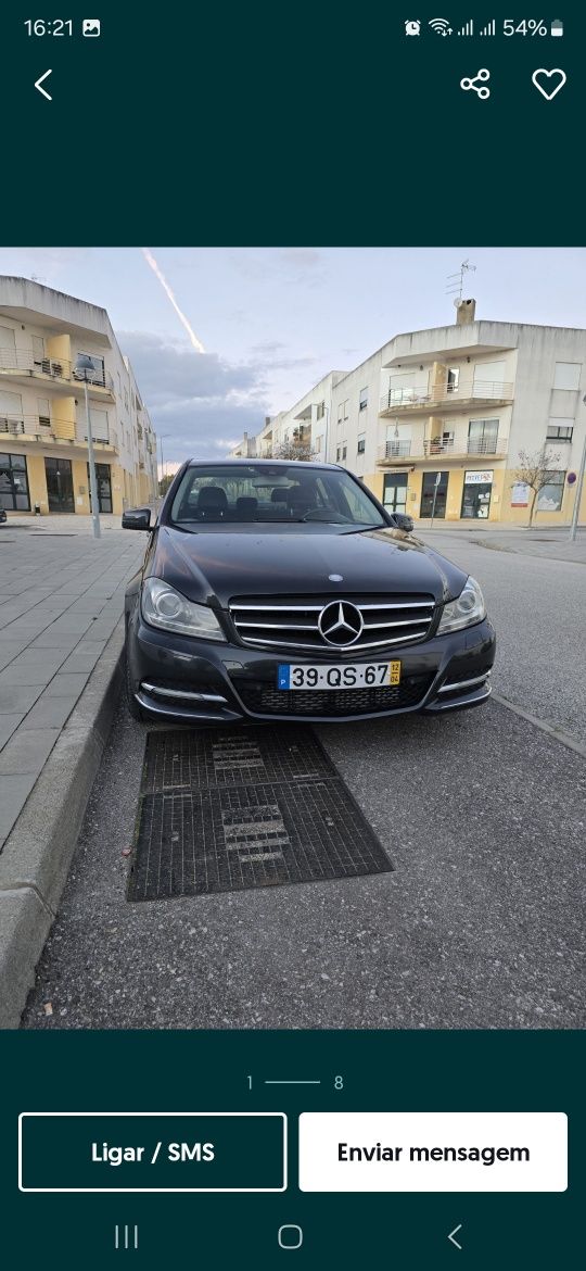 Mercedes c220 cdi Avantgarde ano 2012