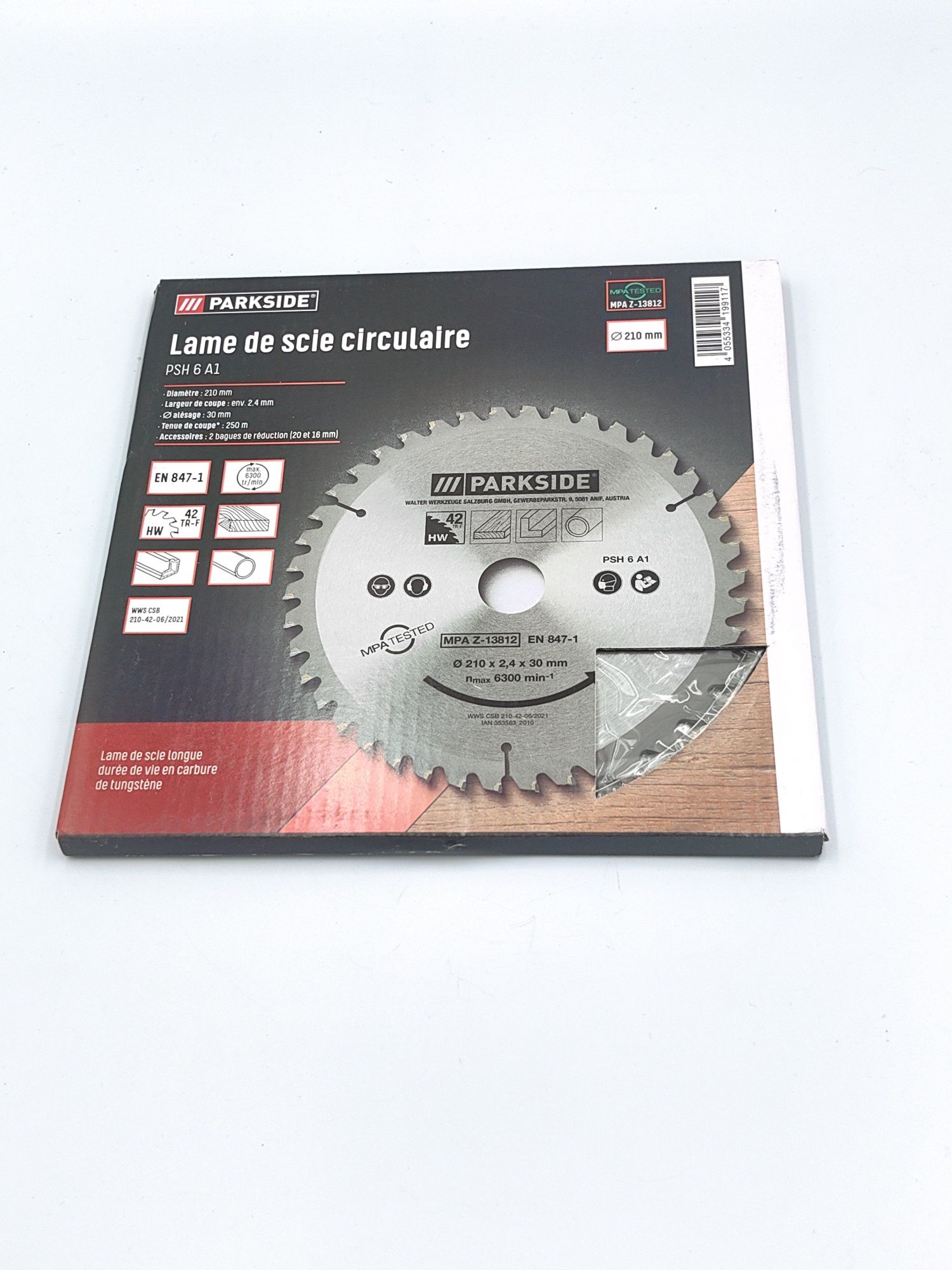 Tarcza do ręcznej pilarki tarczowej PARKSIDE, Ø 210 mm - 42 zęby