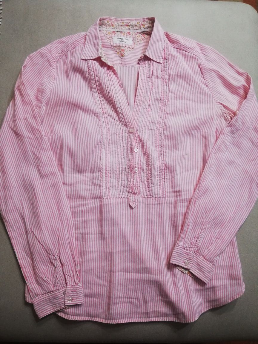 Camisa rosa da Massimo Dutti