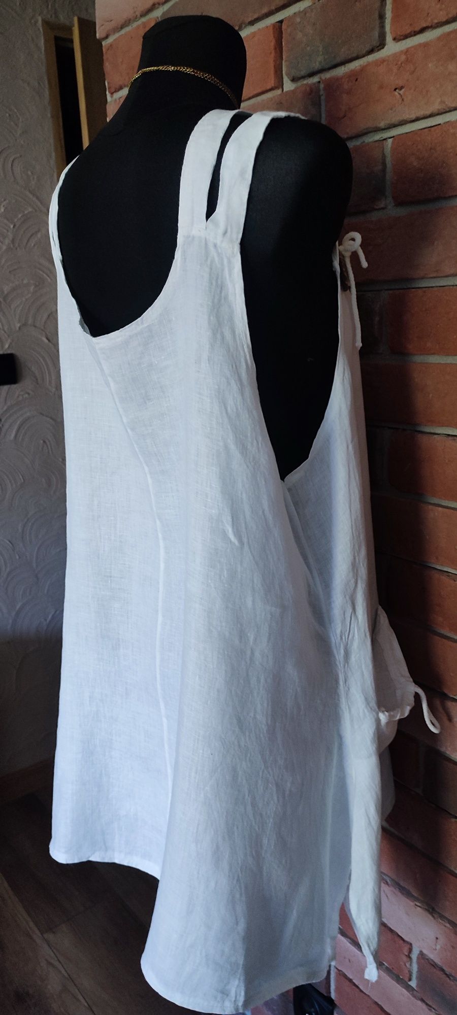 Damska bluzka 100% len roz Xl / XXL