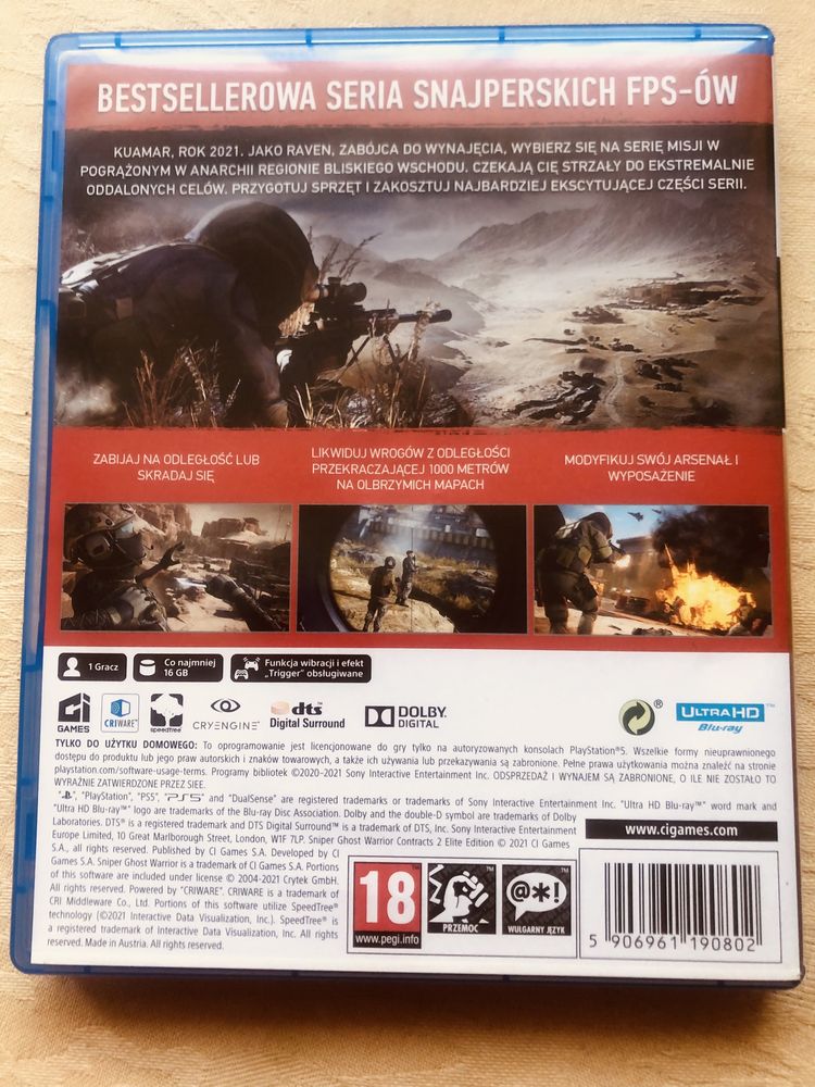 Sniper contracts 2 ps5