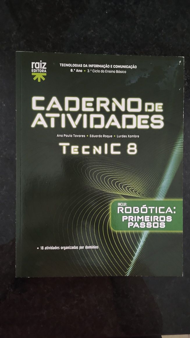 Caderno de atividades TIC 8 Ano Tecnic 8 5€