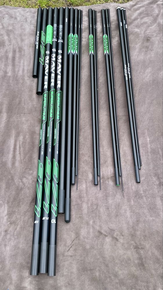 Tyczka Maver SUPERLITHIUM 971 13! PACK! Stan BDB! Okazja! Tanio!