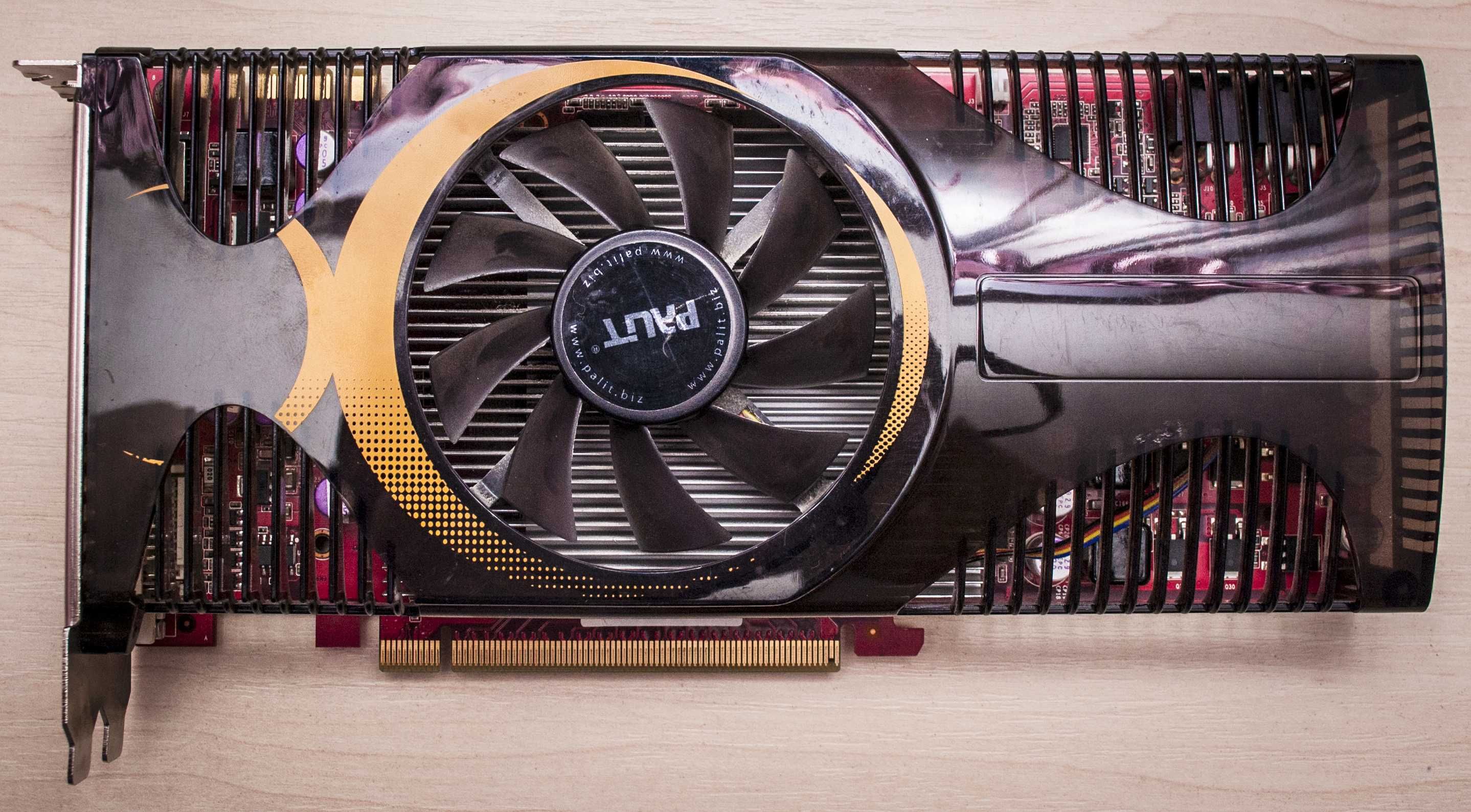 Видеокарта Palit GeForce GTS 250 Green Edition 1Gb полностью рабочая