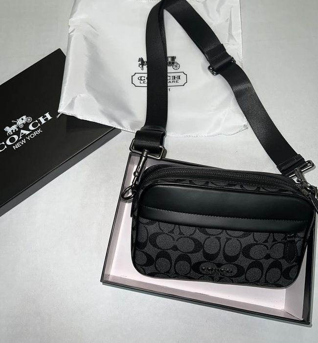 ОРИГИНАЛЬНАЯ мужская сумка Coach crossbody| Чоловіча сумка |Мессенджер