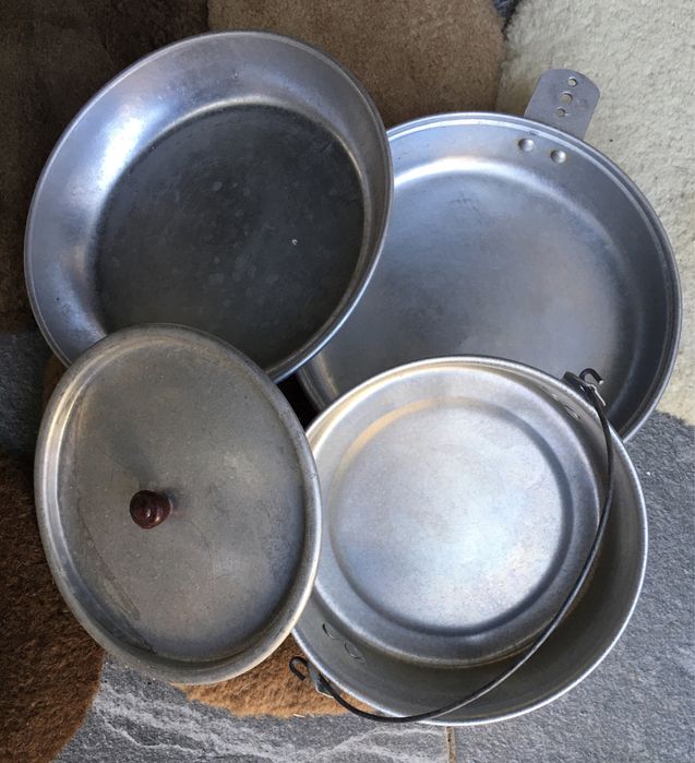 Conjunto louça/tacho campismo