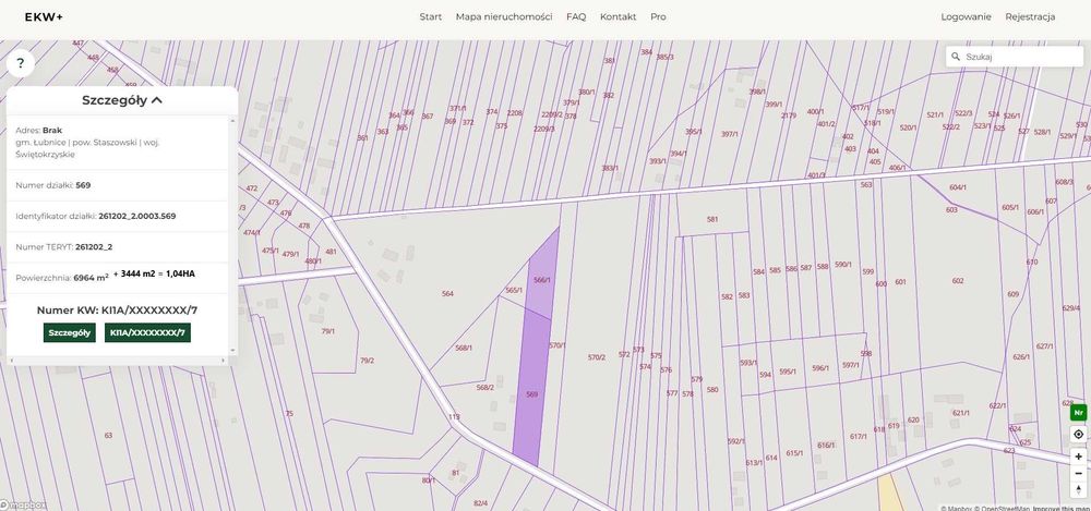 Sprzedam działkę rolną Budziska pow. 10040m2