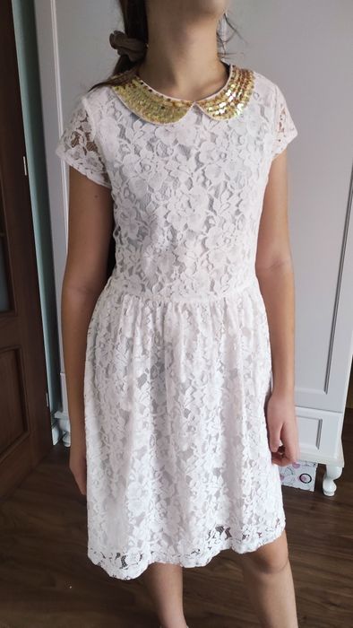 SG piękna koronkowa sukienka 158 , 164 dla nastolatki sukienka 158 , 1