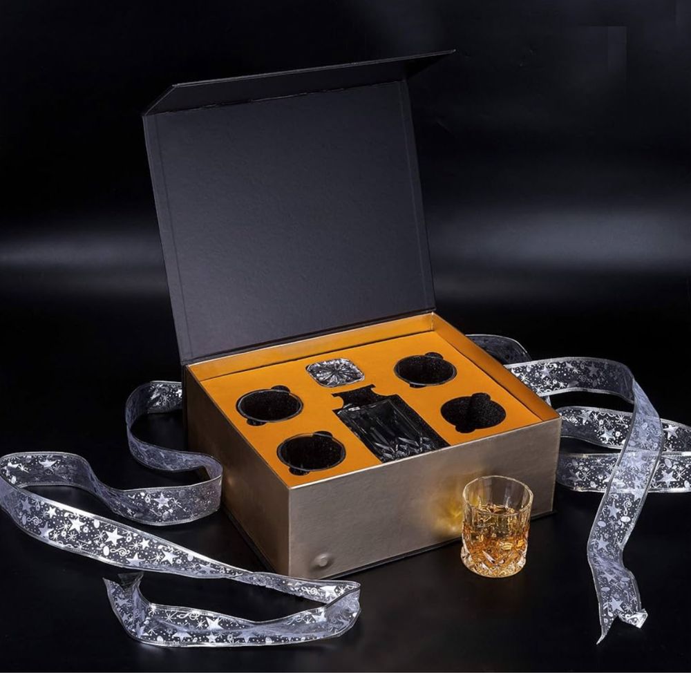 KANARS Zestaw Szklanek oraz Karafka do Whisky