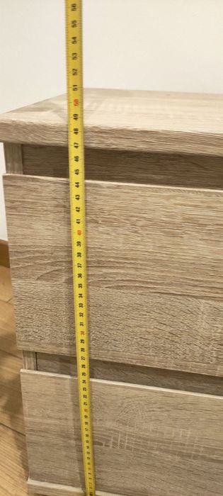 Conjunto 2 Mesinhas de cabeceira com 2 gavetas carvalho