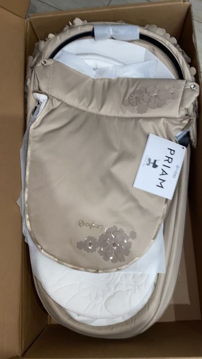 Люлька Cybex Priam Lux Simply Flowers Beige нова