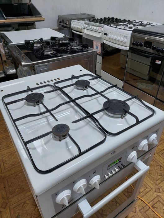 Газовая/газова плита Amica 56 MSW із Європи. Доставка, Занос, Гарантія