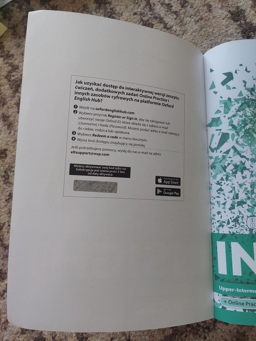 Ćwiczenia do angielskiego Insight Upper - Intermediate