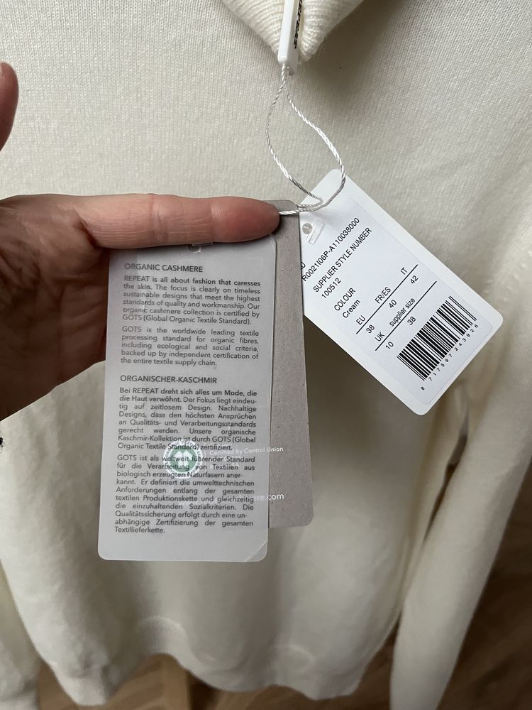 Nowy! 100% organic cashemere kaszmir REPEAT