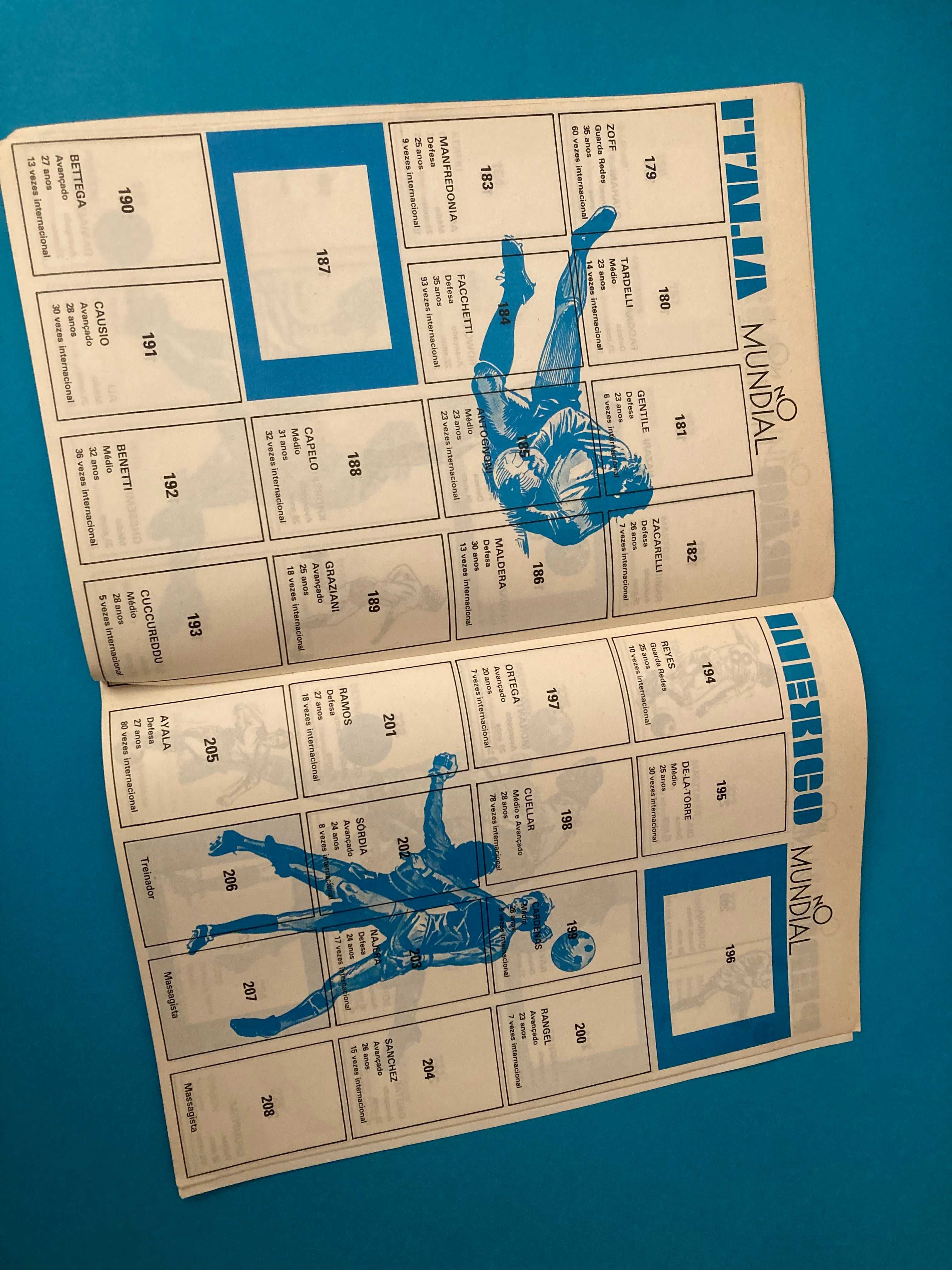 Rara Caderneta Cromos Mundial Argentina 78 Edições Acrópole Nova