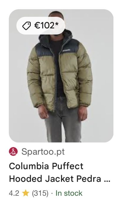 Puffect II Hooded Puffer Jacket /blusão columbia