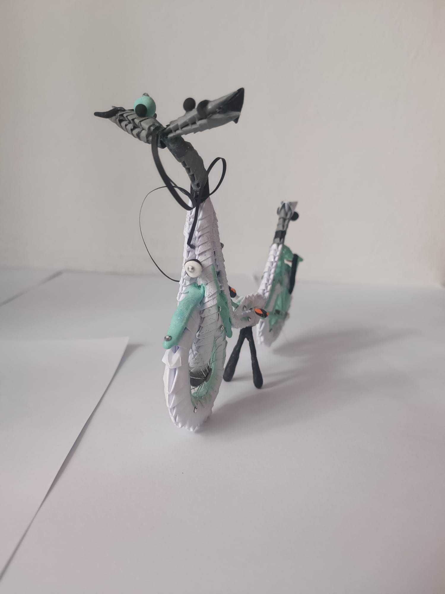 Origami 3D modułowy rower miejski
