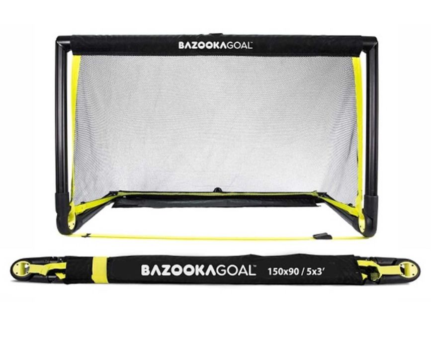 Składana bramka piłkarska BAZOOKAGOAL szerokość 120cm, 150cm lub 180cm